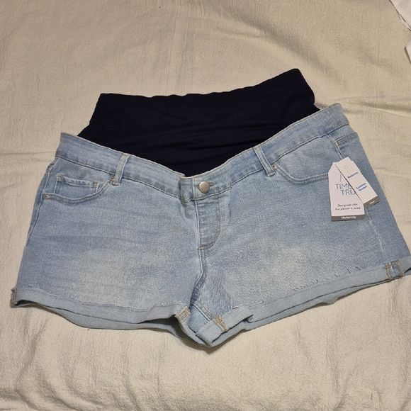 Time and Tru Pants - NWT Time and Tru Maternity Denim Shorts